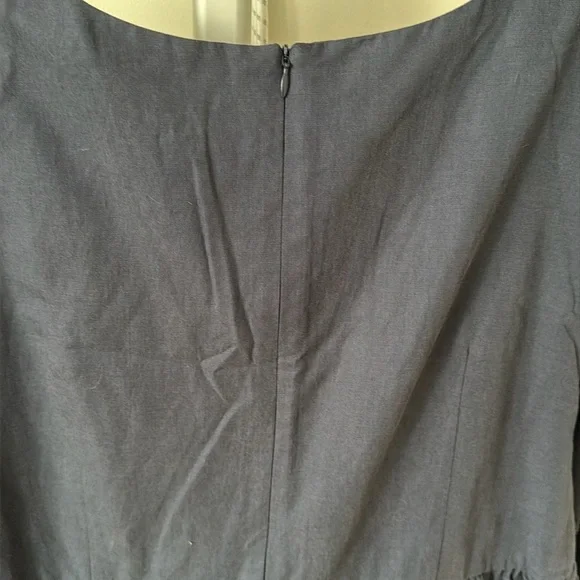 NWT Emma Knudsen Frankie dark navy blue tiered midi dress, size 3X - Picture 5 of 12